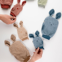 BIBS Kangaroo rukavice na kpanie z BIO bavlny